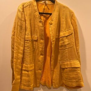 Eileen Fisher organic linen Blazer